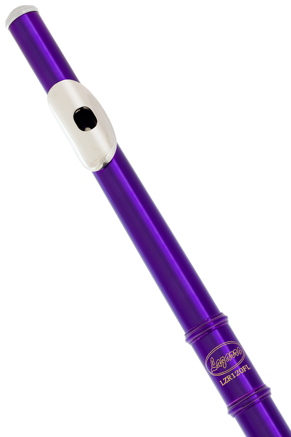 PURPLE/NICKEL Keys Closed C Flute Lazarro+Pro Case,Care Kit CLICK on LISTING to SEE All Colors 10 COLORS Available 120-PR 